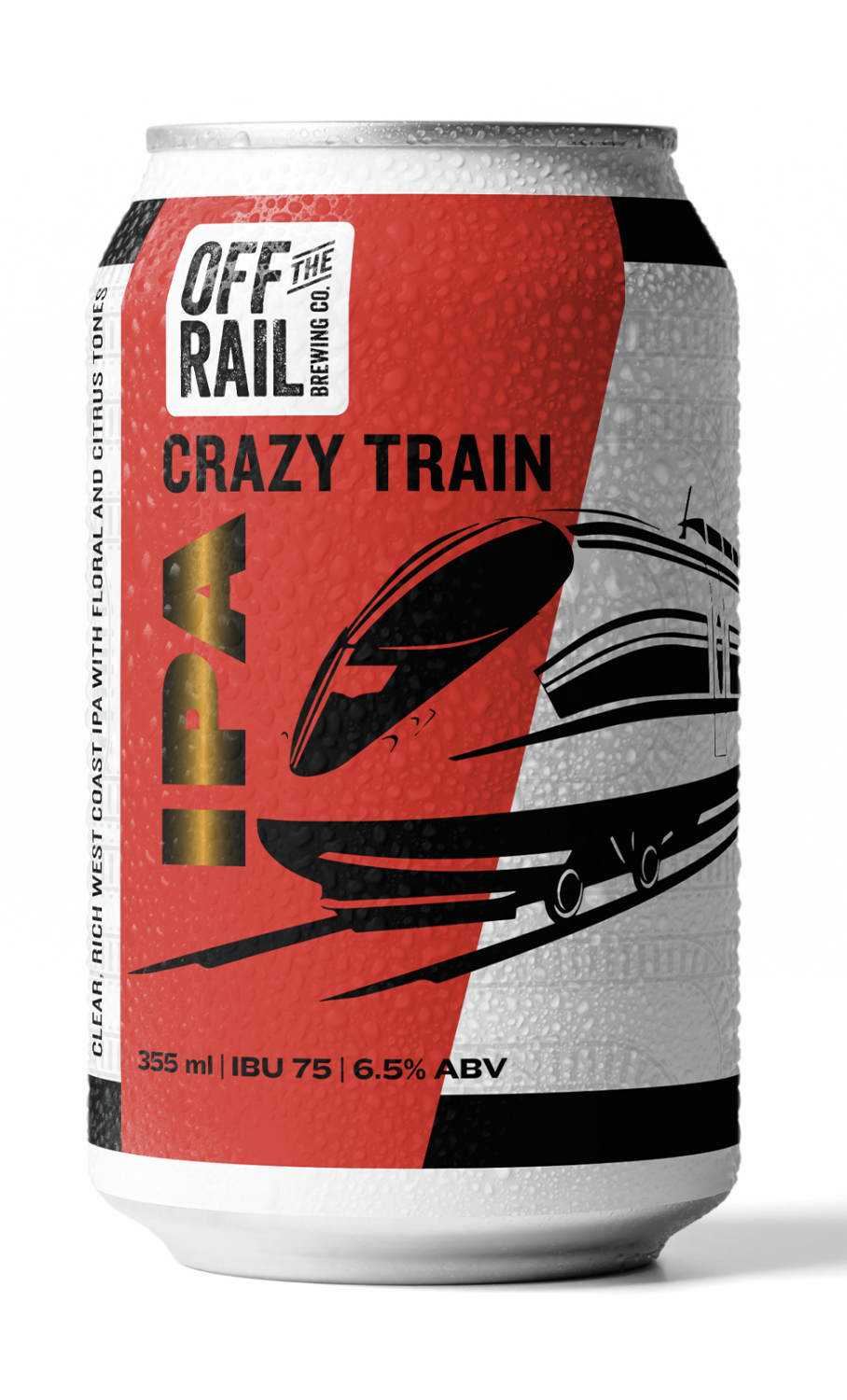 Crazy Train IPA Off The Rail Brewing