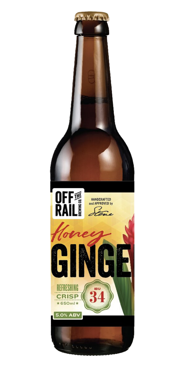 Honey Ginger Ale Off The Rail Brewing