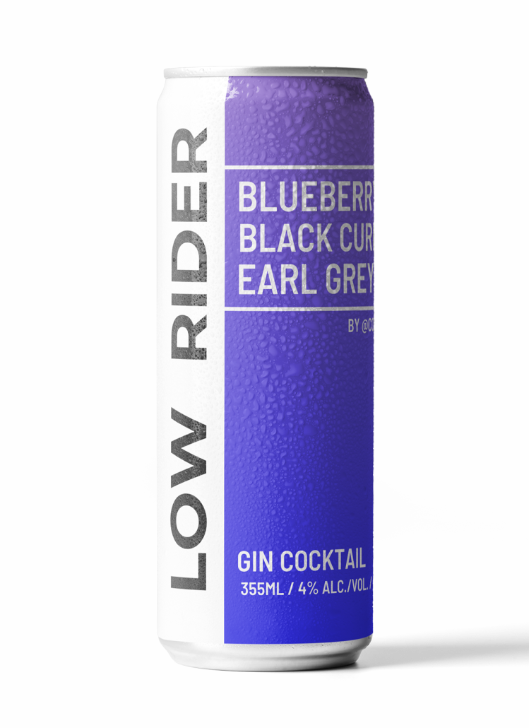 Low Rider Blueberry Black Currant Earl Grey Gin Cocktail