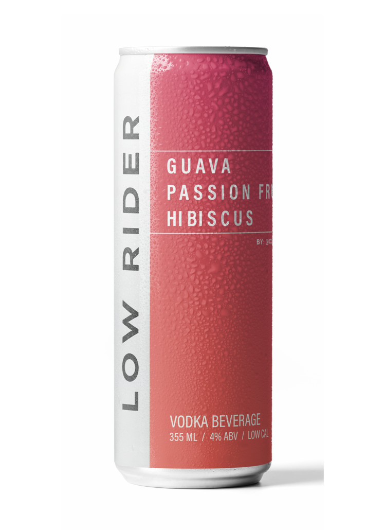 Low Rider Guava, Passionfruit, Hibiscus Vodka Cocktail
